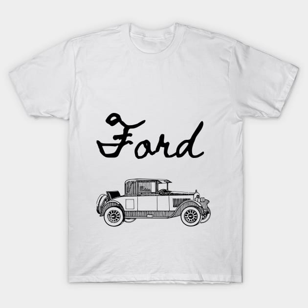 Ford T-Shirt by Lovli Lakin Designs